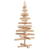 Juletre med stativ Naturlig 90 cm Heltre furu