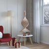 Juletre med stativ Naturlig 120 cm Heltre furu