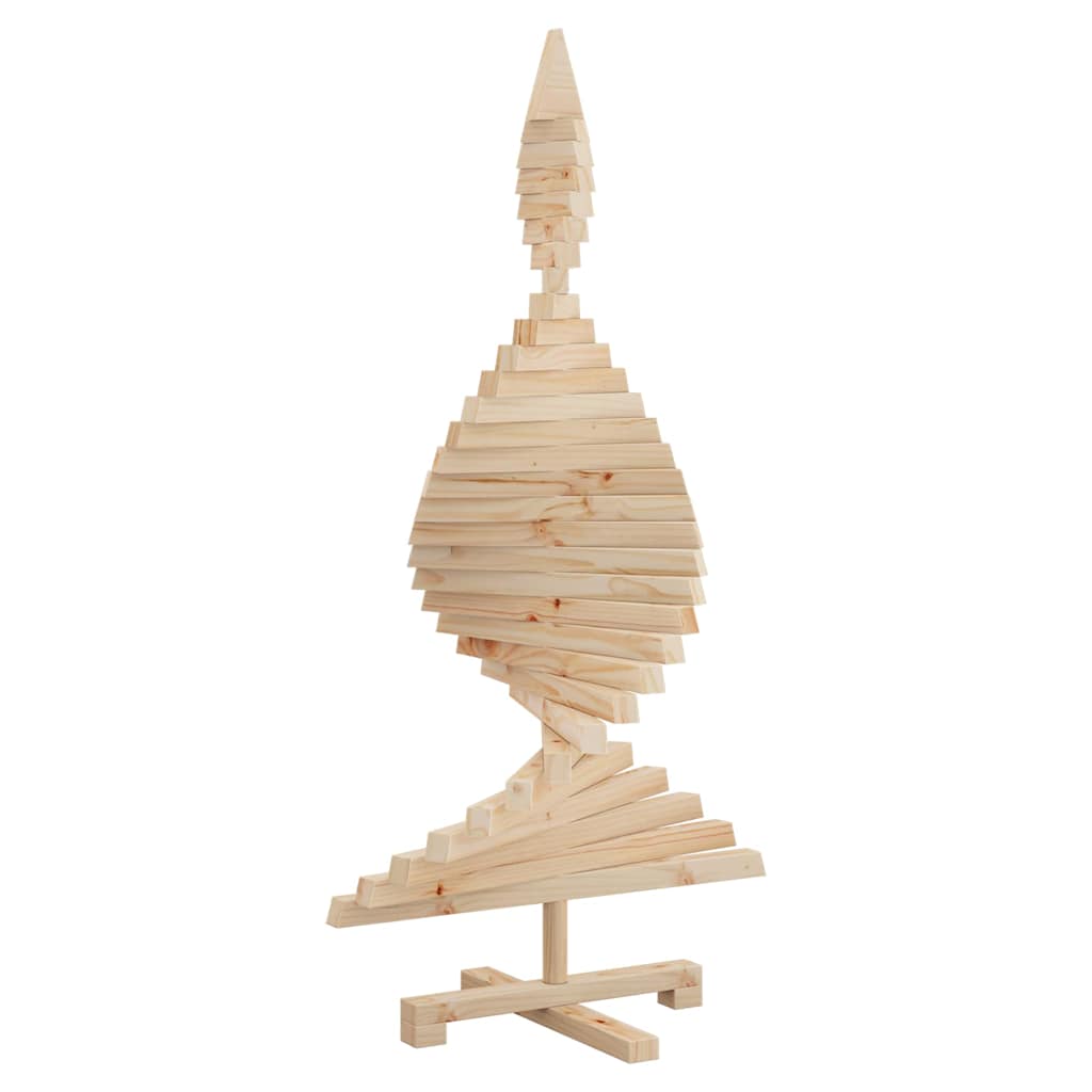 Juletre med stativ Naturlig 120 cm Heltre furu