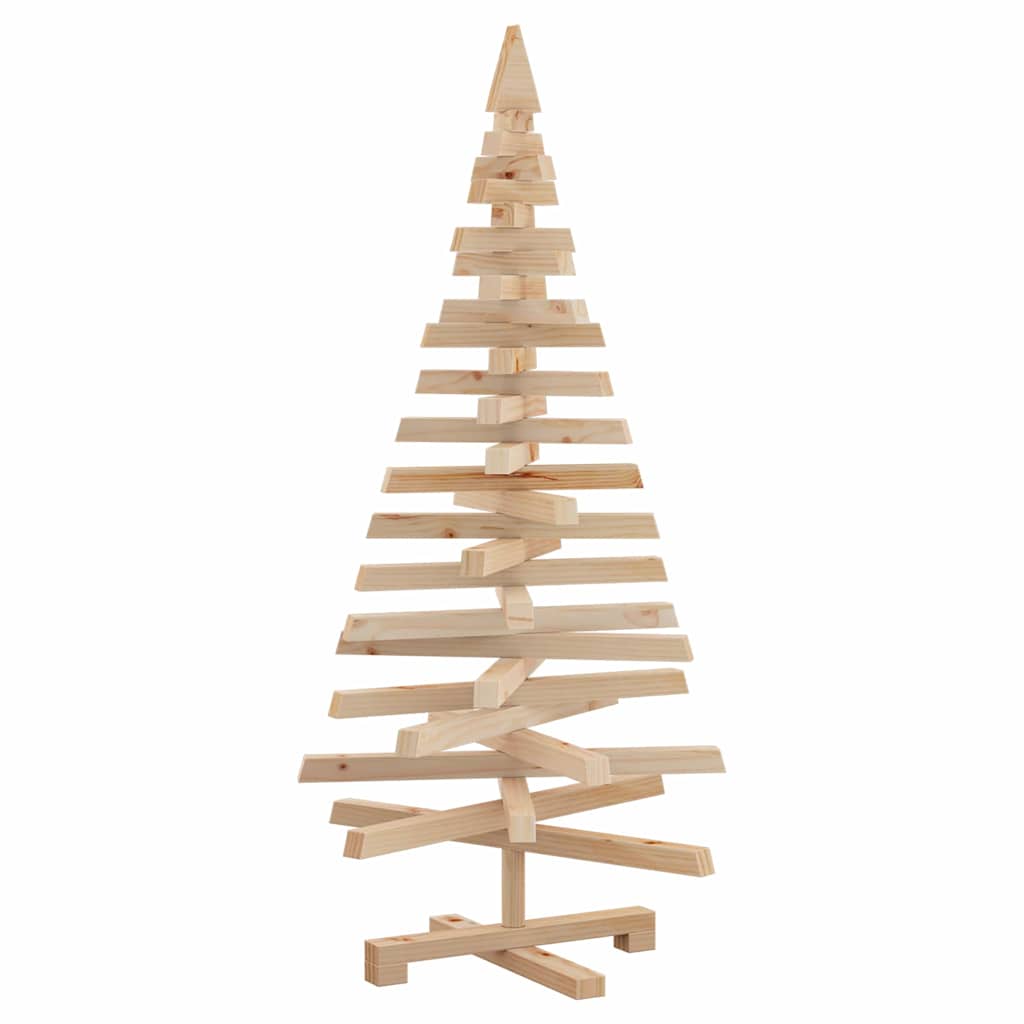Juletre med stativ Naturlig 120 cm Heltre furu