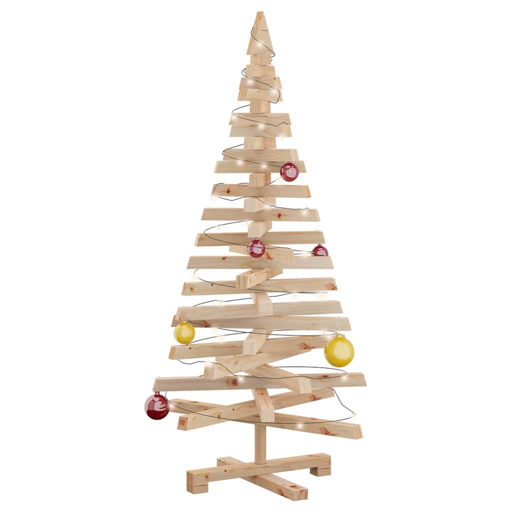 Juletre med stativ Naturlig 120 cm Heltre furu
