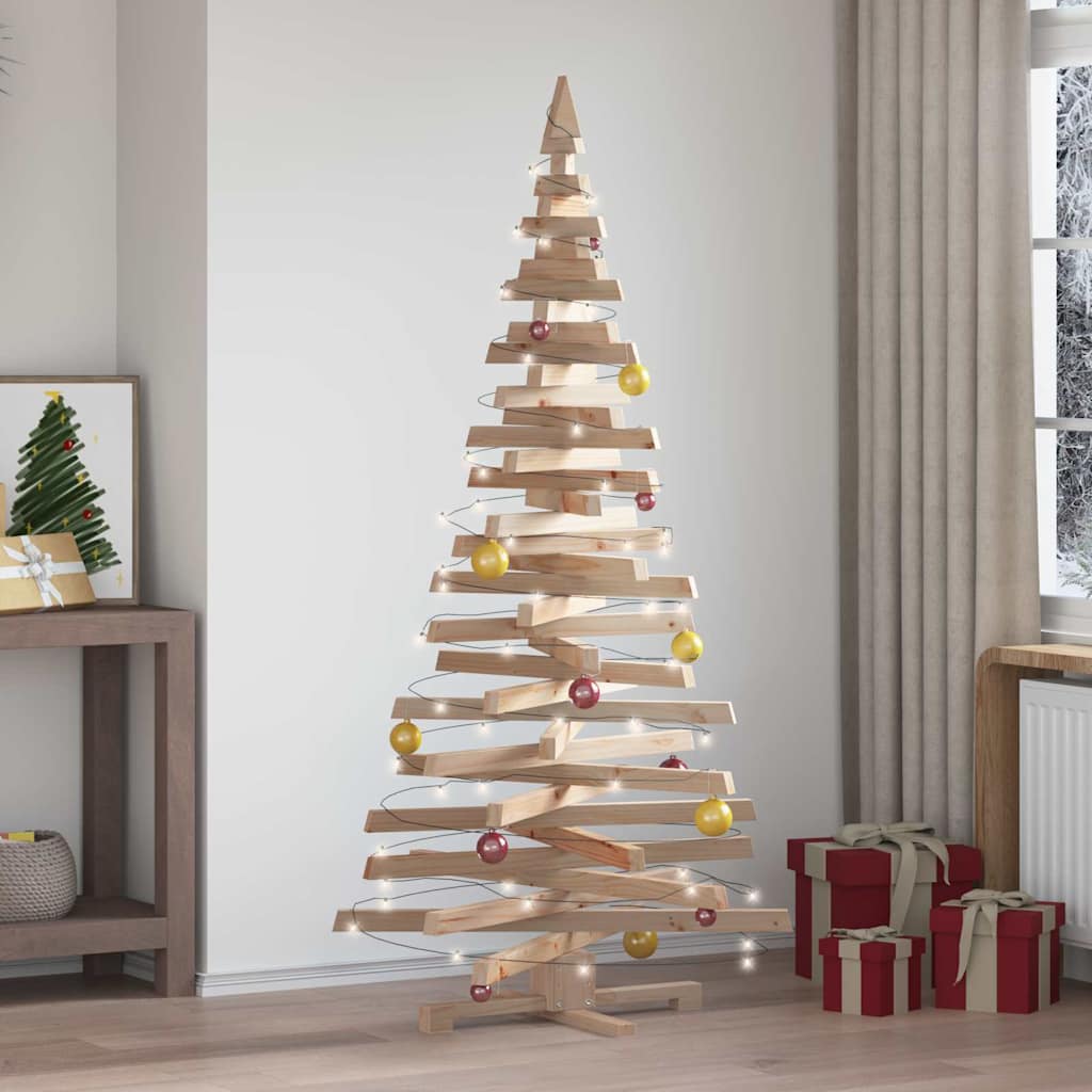 Juletre med stativ Naturlig 180 cm Heltre furu