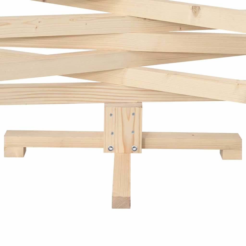 Juletre med stativ Naturlig 210 cm Heltre furu