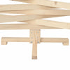 Juletre med stativ Naturlig 210 cm Heltre furu