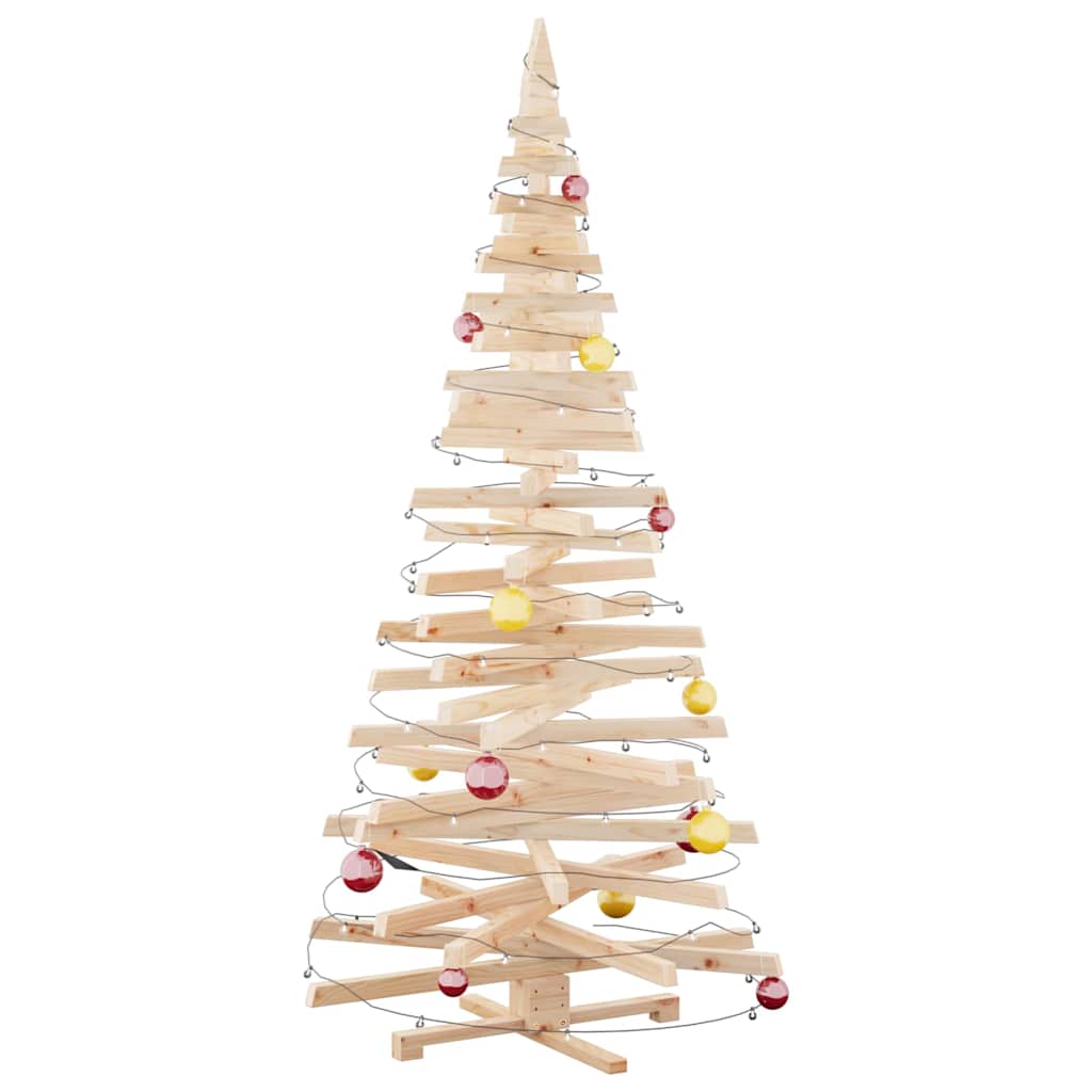 Juletre med stativ Naturlig 210 cm Heltre furu