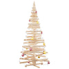 Juletre med stativ Naturlig 210 cm Heltre furu