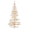 Juletre med stativ Naturlig 210 cm Heltre furu
