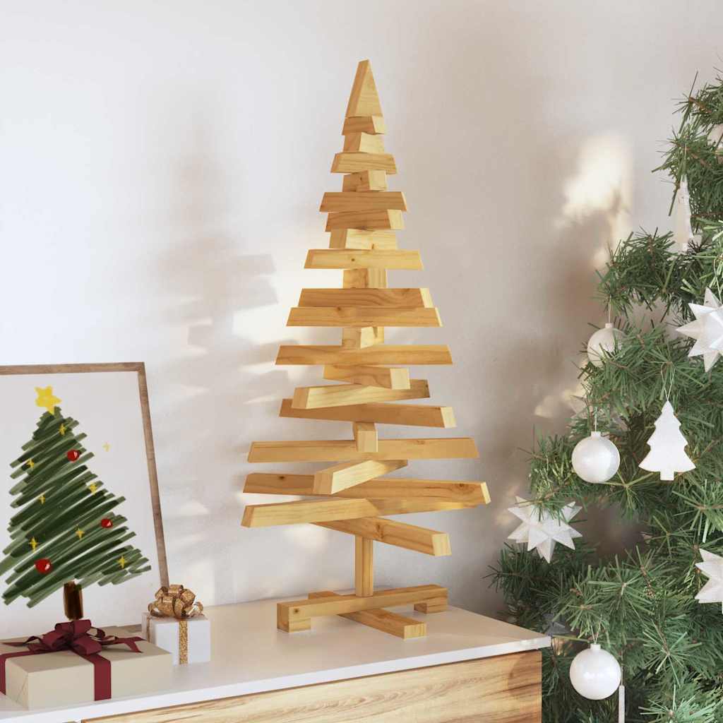 Juletre med stativ Brun 90 cm Heltre furu