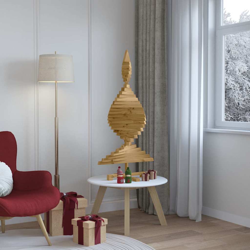 Juletre med stativ Brun 120 cm Heltre furu