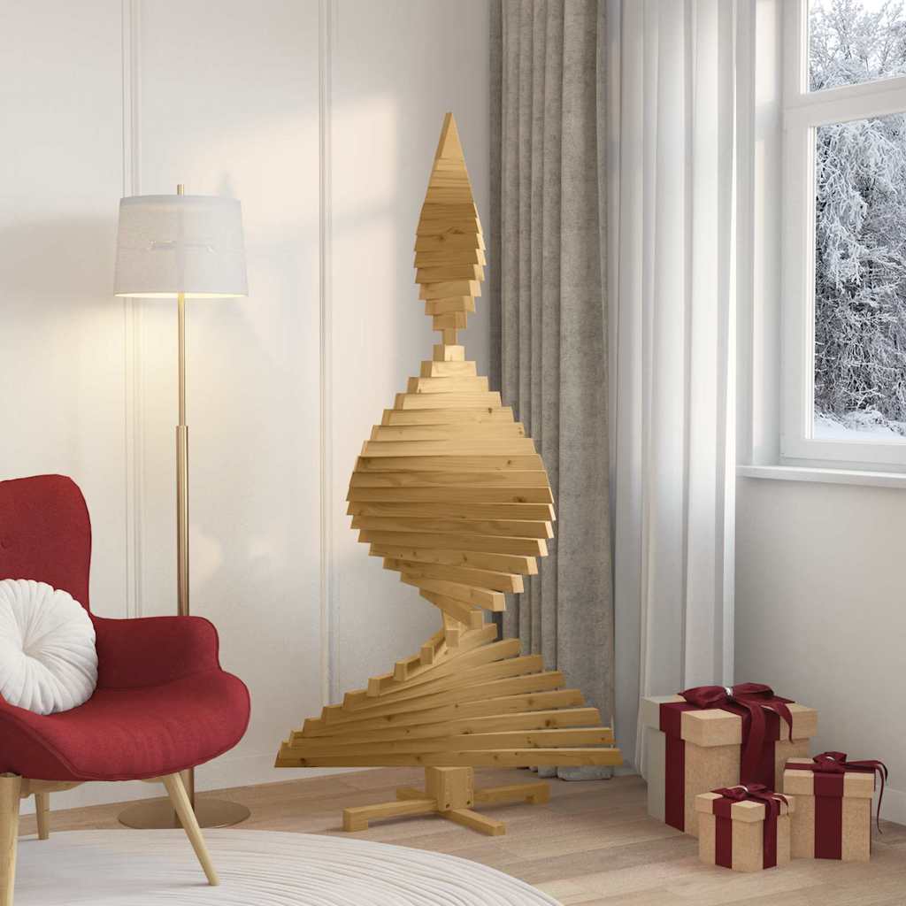 Juletre med stativ Brun 180 cm Heltre furu