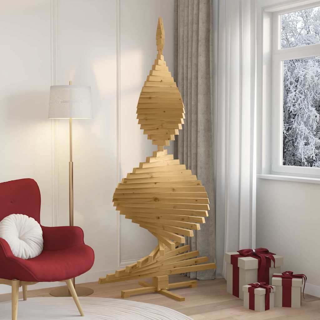 Juletre med stativ Brun 210 cm Heltre furu
