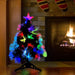 Kunstig juletre med 50 LED med stativ grønn 64 cm PVC