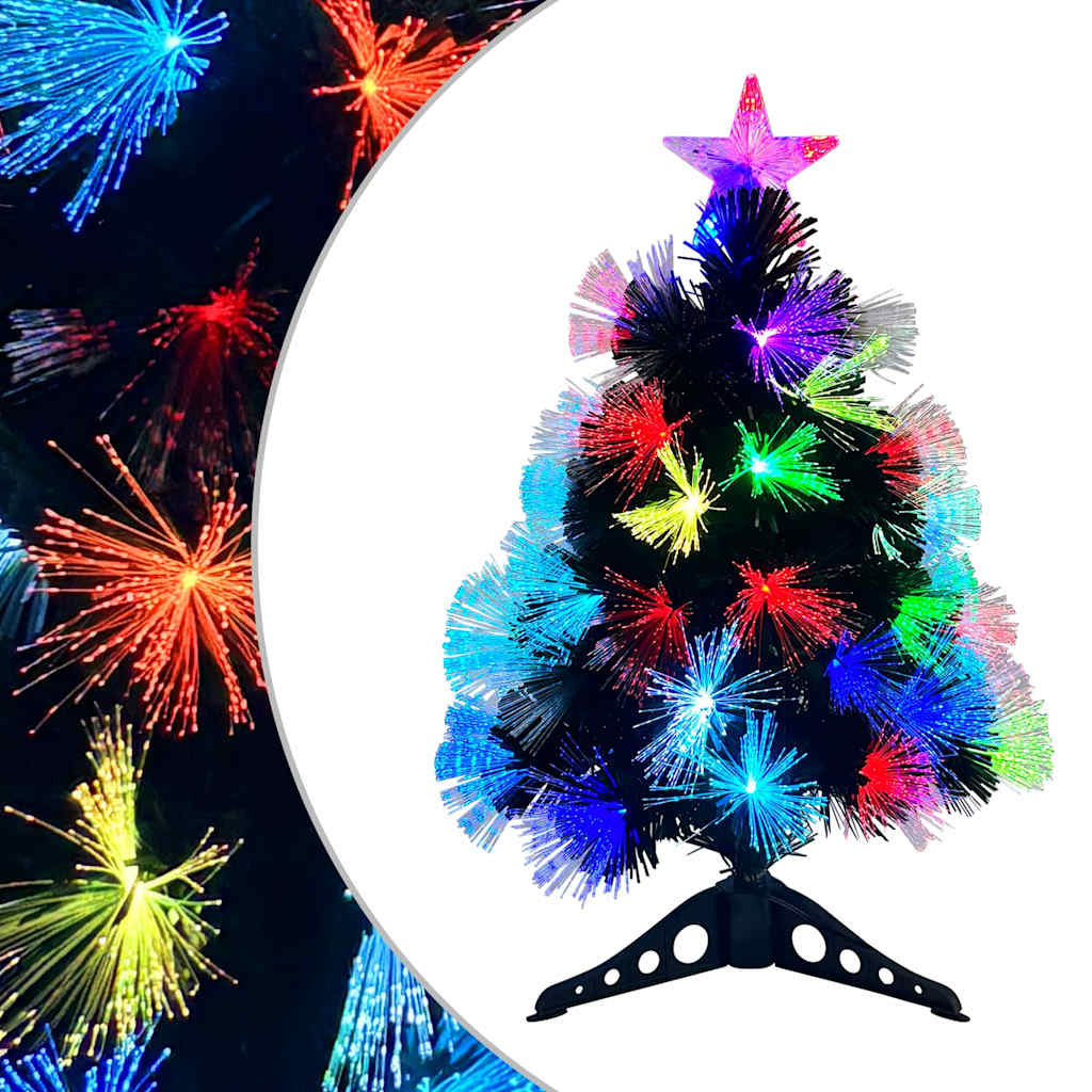 Kunstig juletre med 50 LED med stativ grønn 64 cm PVC