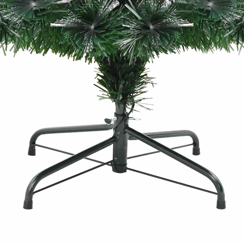 Kunstig juletre med 160 LED med stativ grønn 150 cm PVC