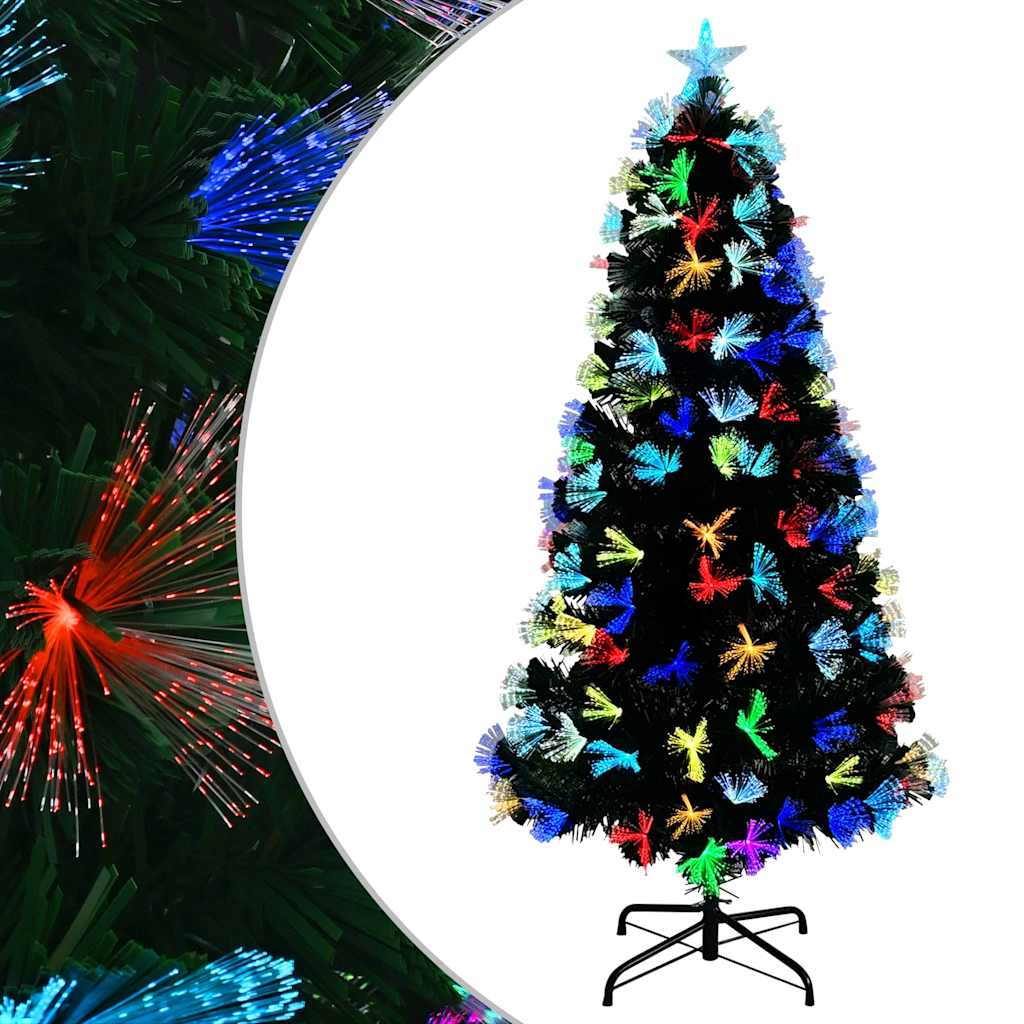 Kunstig juletre med 160 LED med stativ grønn 150 cm PVC