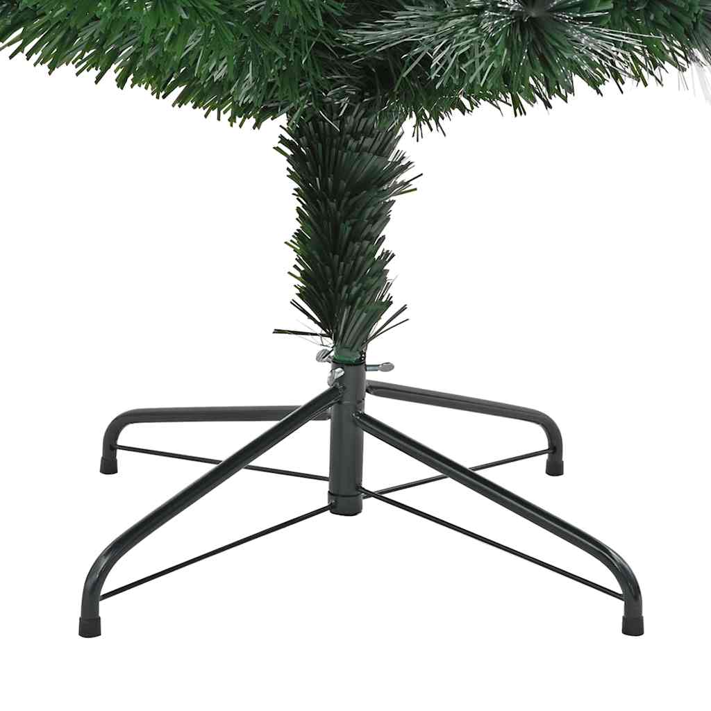 Kunstig juletre med 300 LED med stativ grønn 240 cm PVC