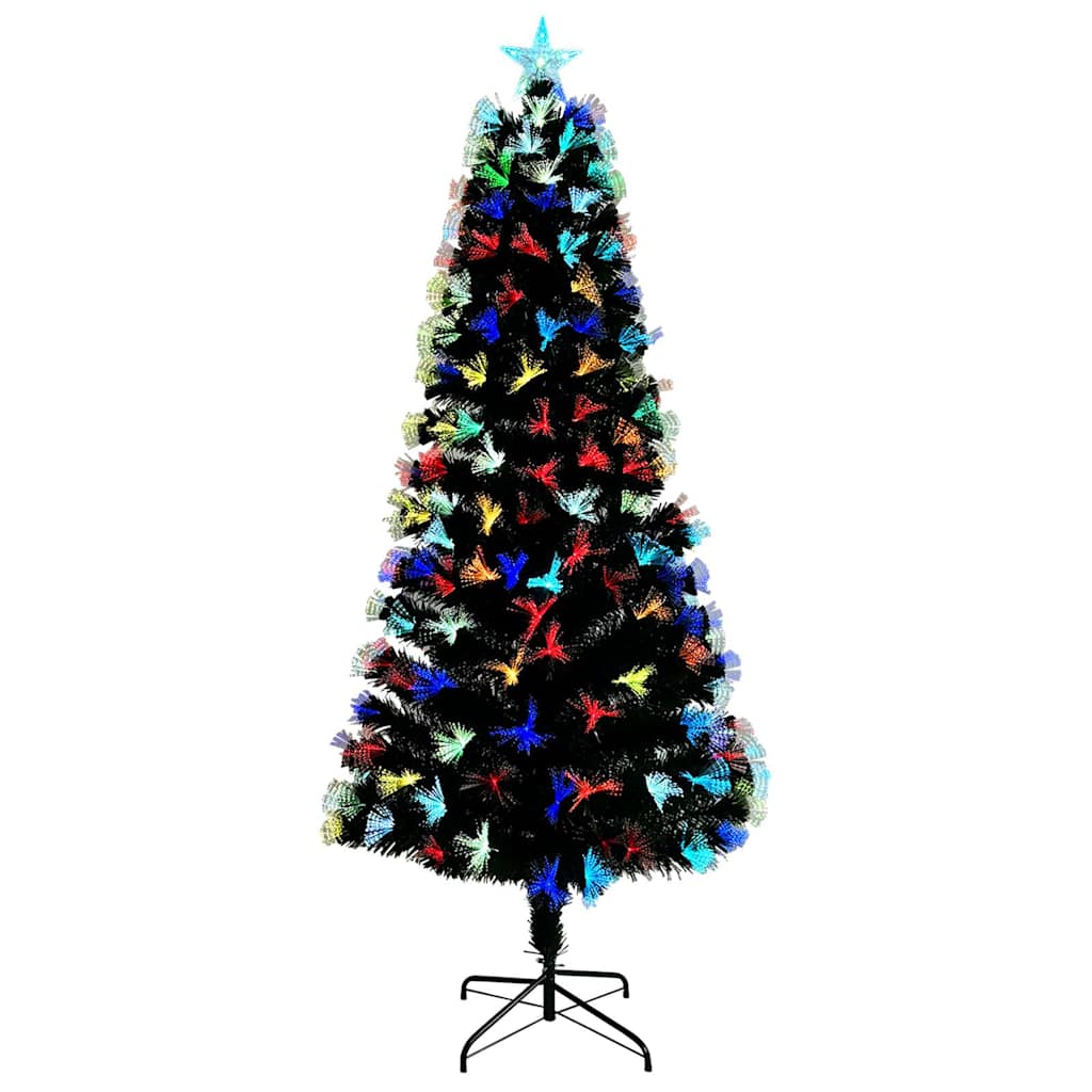 Kunstig juletre med 300 LED med stativ grønn 240 cm PVC