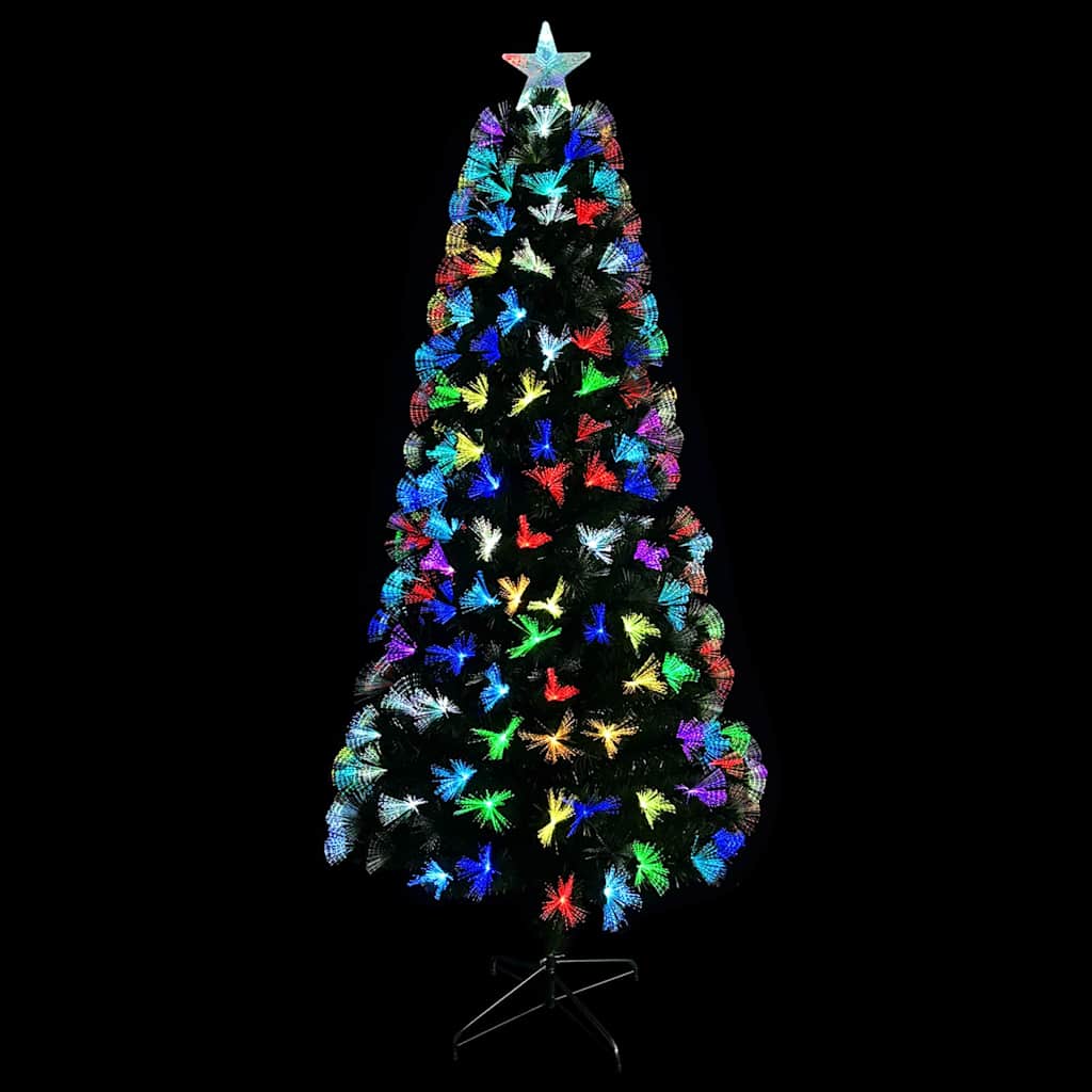Kunstig juletre med 300 LED med stativ grønn 240 cm PVC