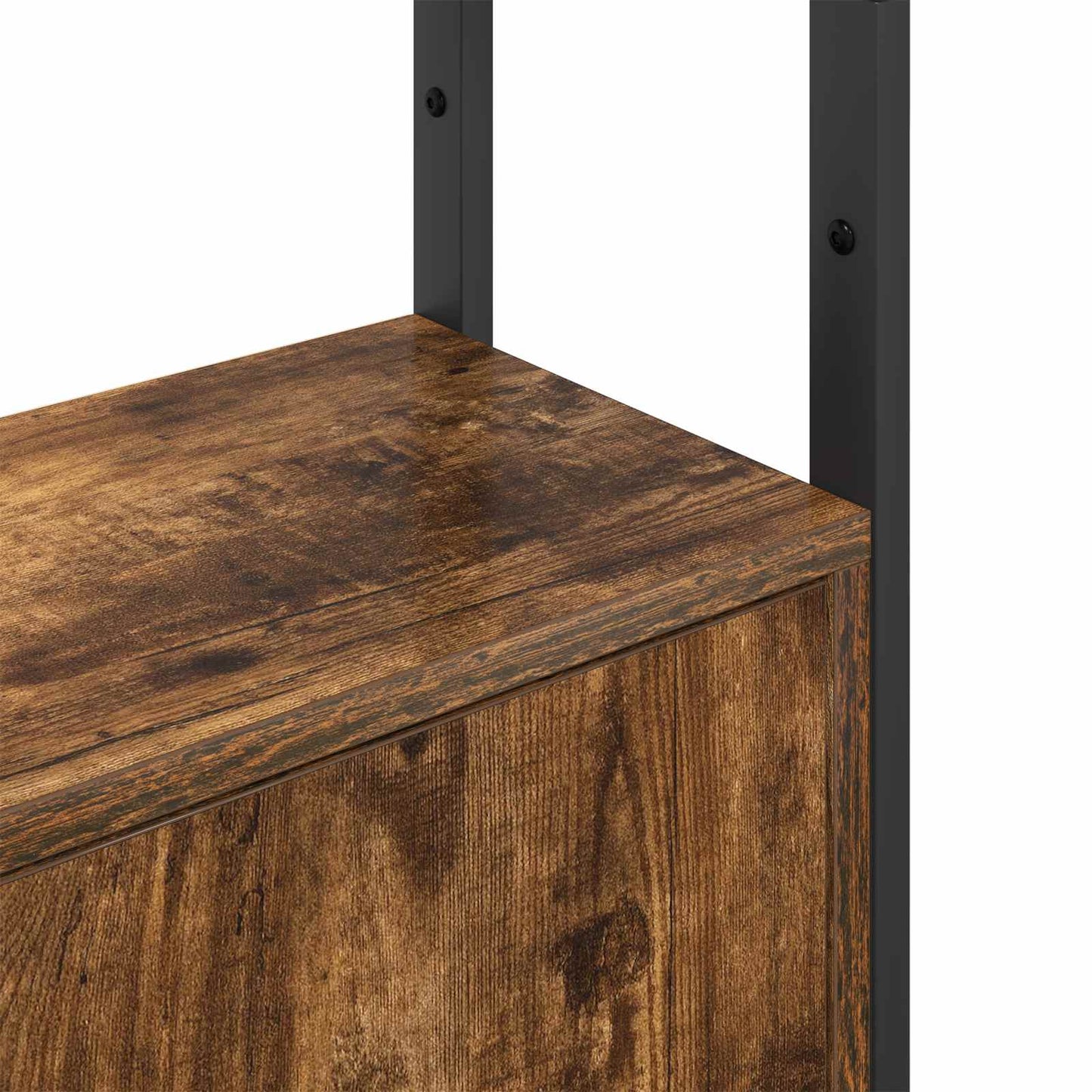 Bokskap Røkt eik 40 x 24 x 161 cm Konstruert tre