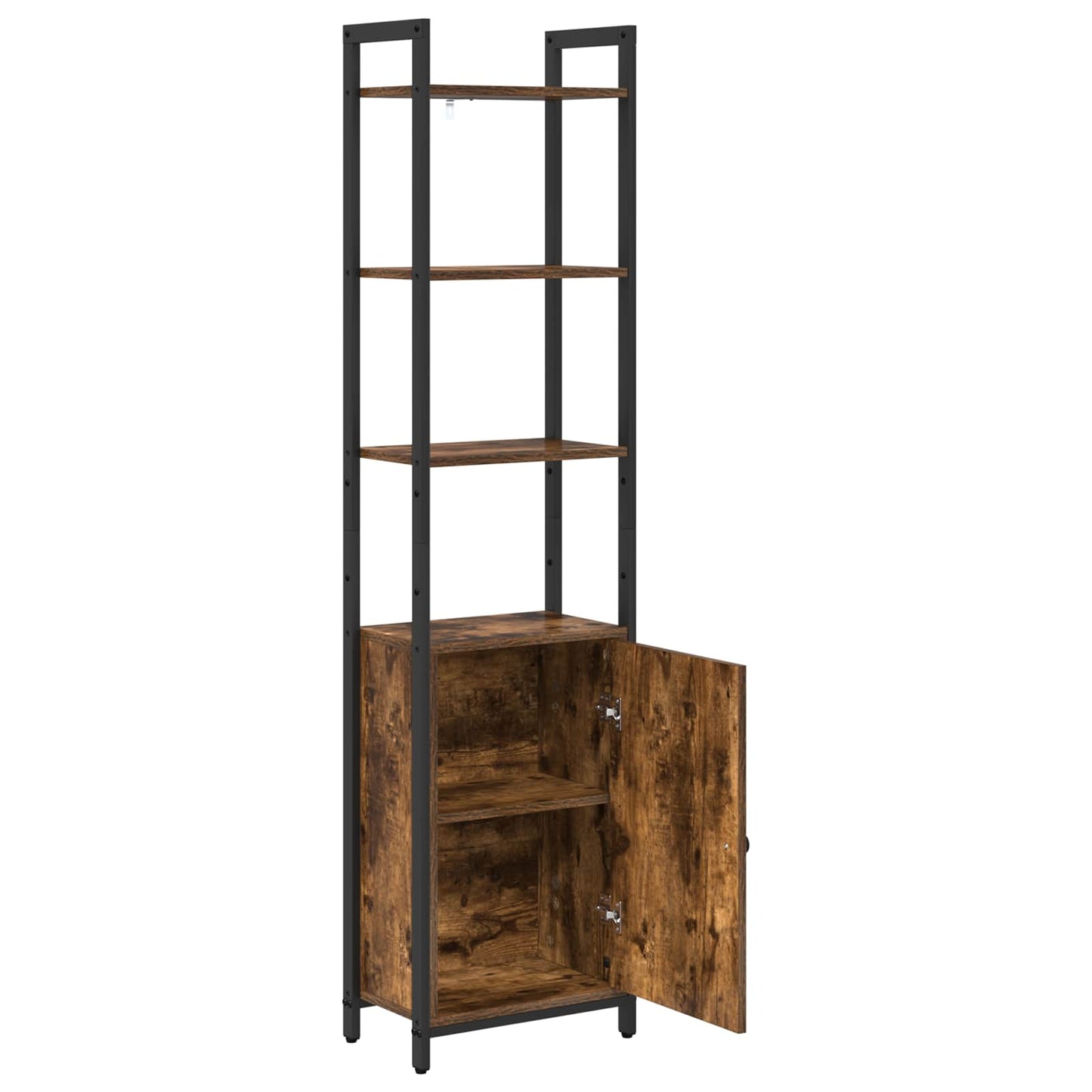 Bokskap Røkt eik 40 x 24 x 161 cm Konstruert tre