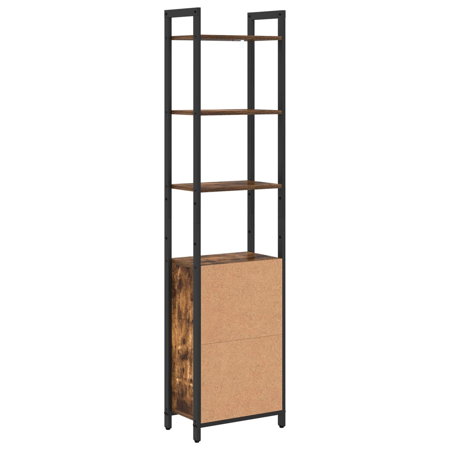 Bokskap Røkt eik 40 x 24 x 161 cm Konstruert tre