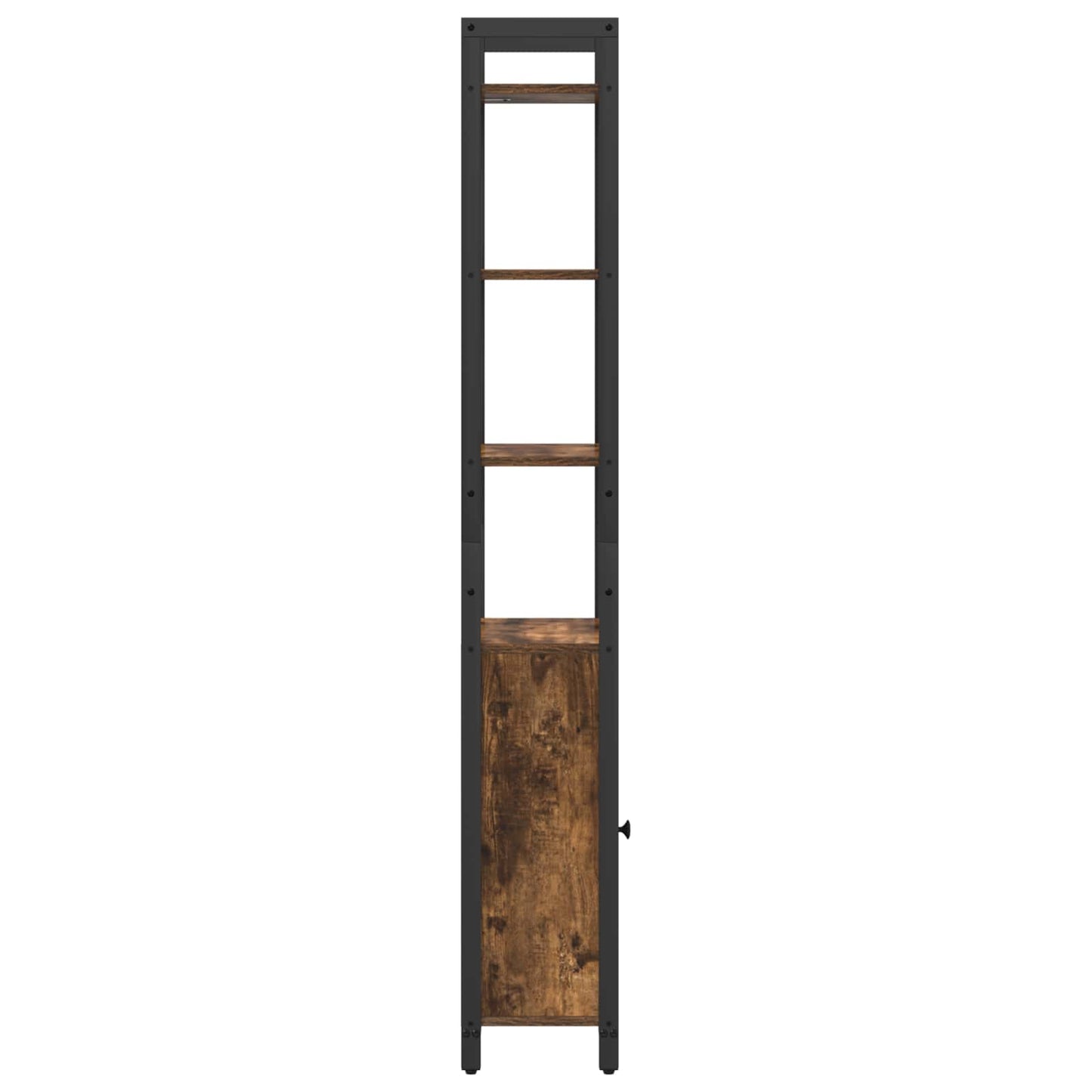Bokskap Røkt eik 40 x 24 x 161 cm Konstruert tre