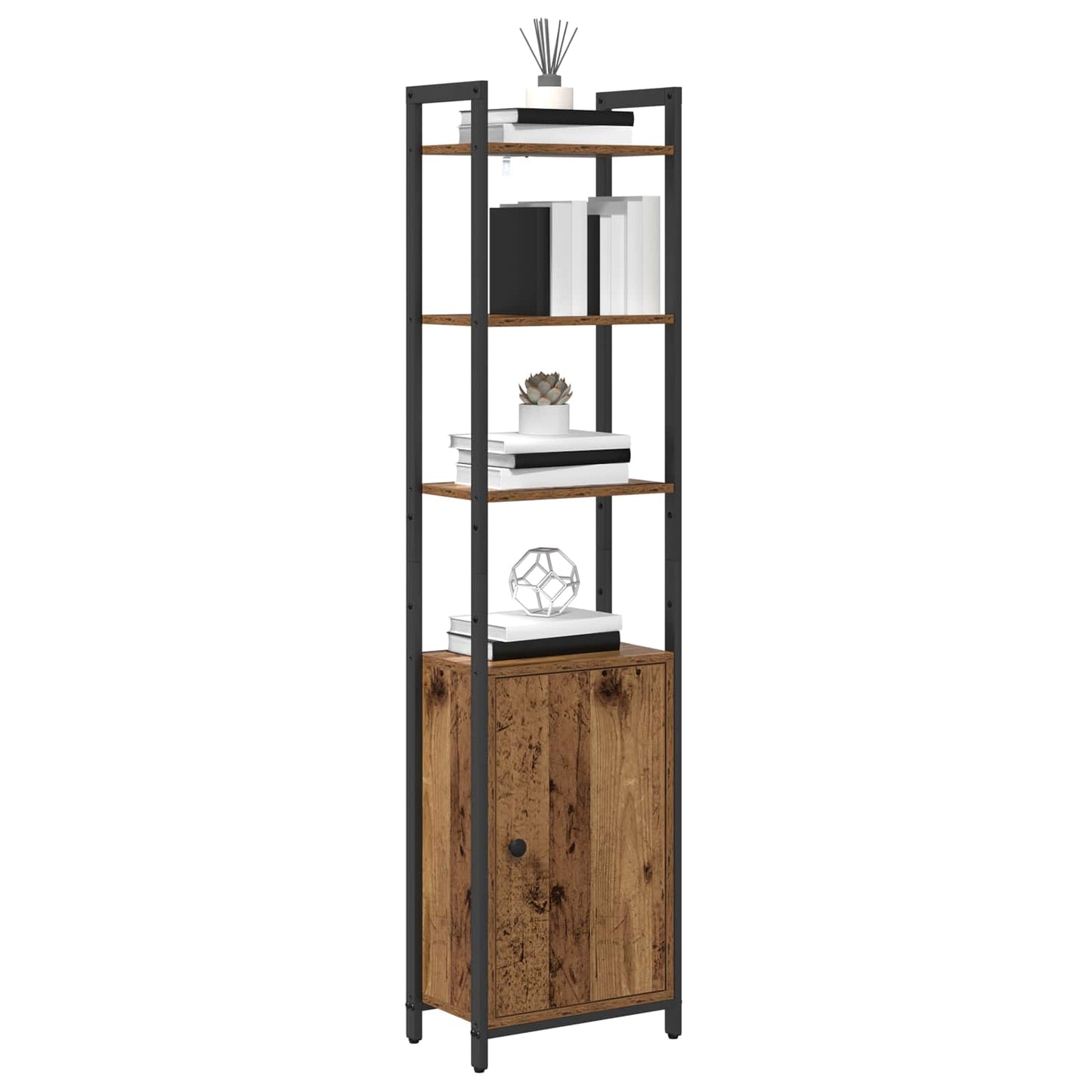 Bokskap Gamle tre 40 x 24 x 161 cm Konstruert tre