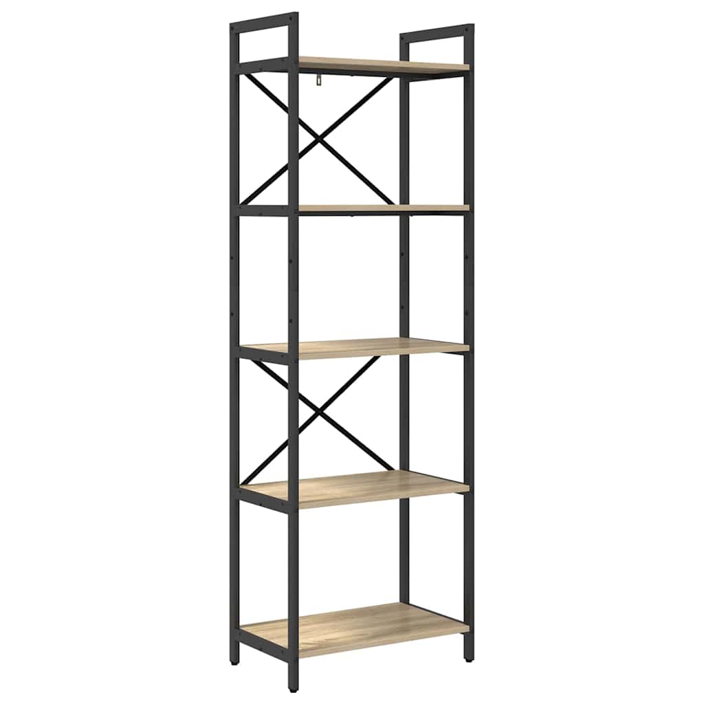 Bokhylle Sonoma eik 56 x 34 x 171 cm Konstruert tre