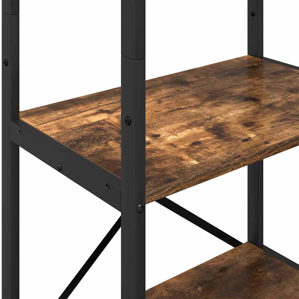 Bokhylle Røkt eik 56 x 34 x 171 cm Konstruert tre