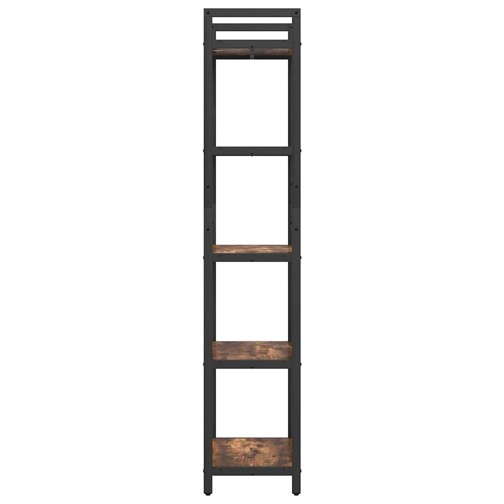 Bokhylle Røkt eik 56 x 34 x 171 cm Konstruert tre