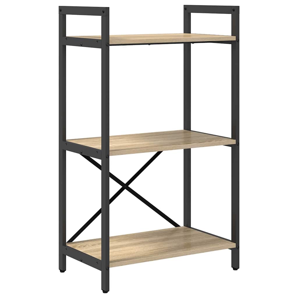Bokhylle Sonoma eik 56 x 34 x 96 cm Konstruert tre