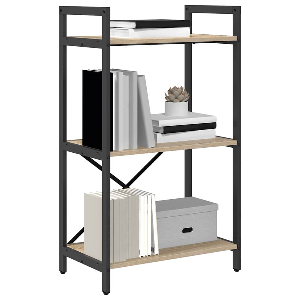 Bokhylle Sonoma eik 56 x 34 x 96 cm Konstruert tre