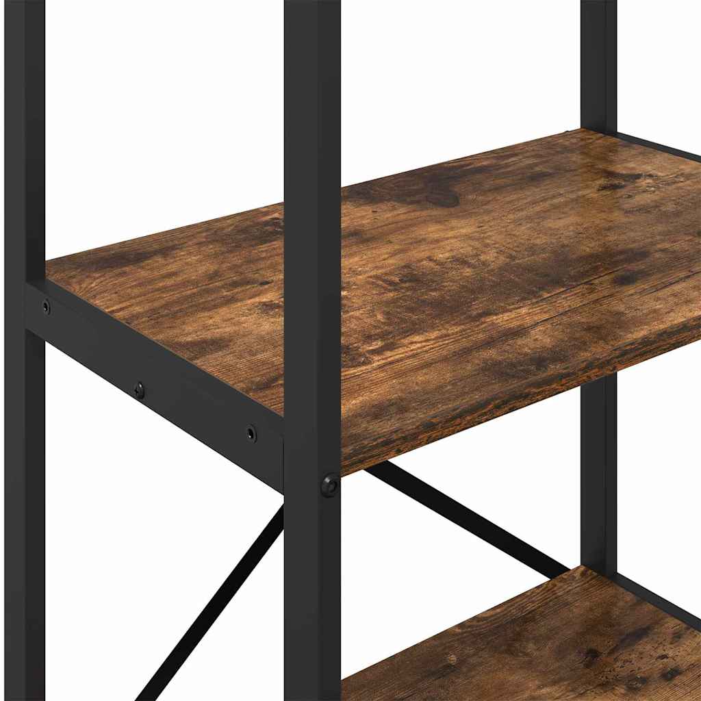 Bokhylle Røkt eik 56 x 34 x 96 cm Konstruert tre