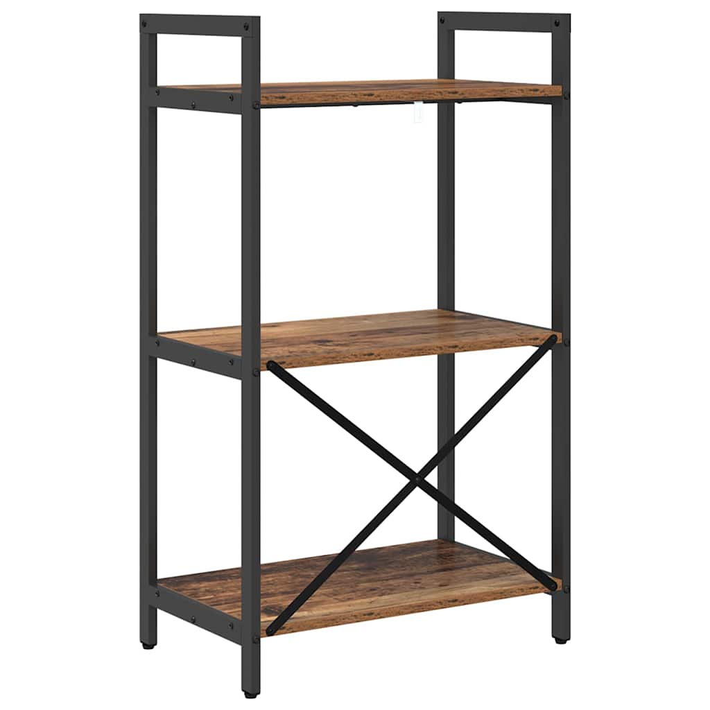 Bokhylle Gamle tre 56 x 34 x 96 cm Konstruert tre