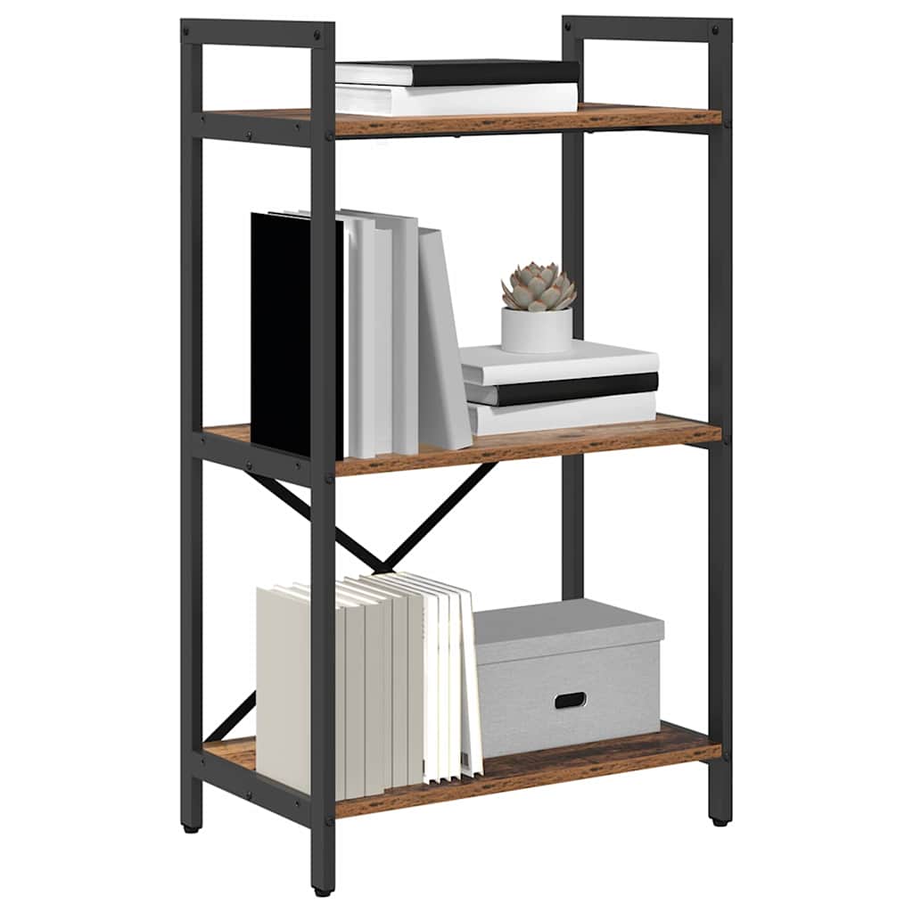 Bokhylle Gamle tre 56 x 34 x 96 cm Konstruert tre