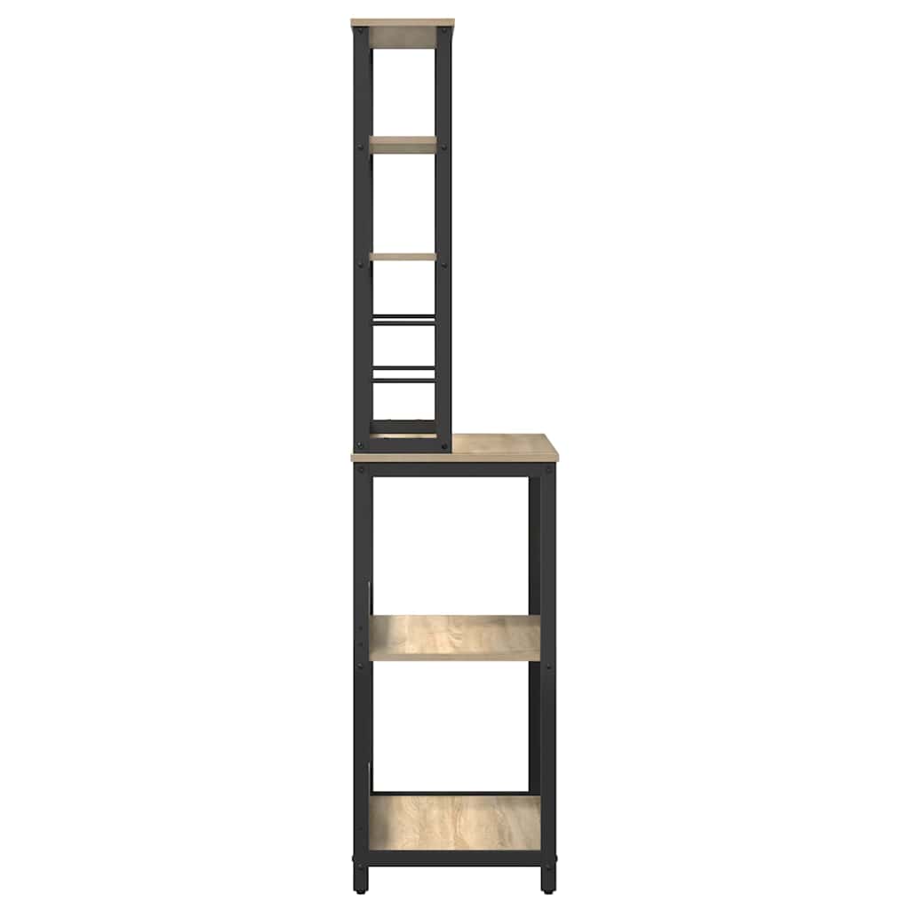 Kjøkkenskap Sonoma eik 60 x 40 x 168 cm Konstruert tre