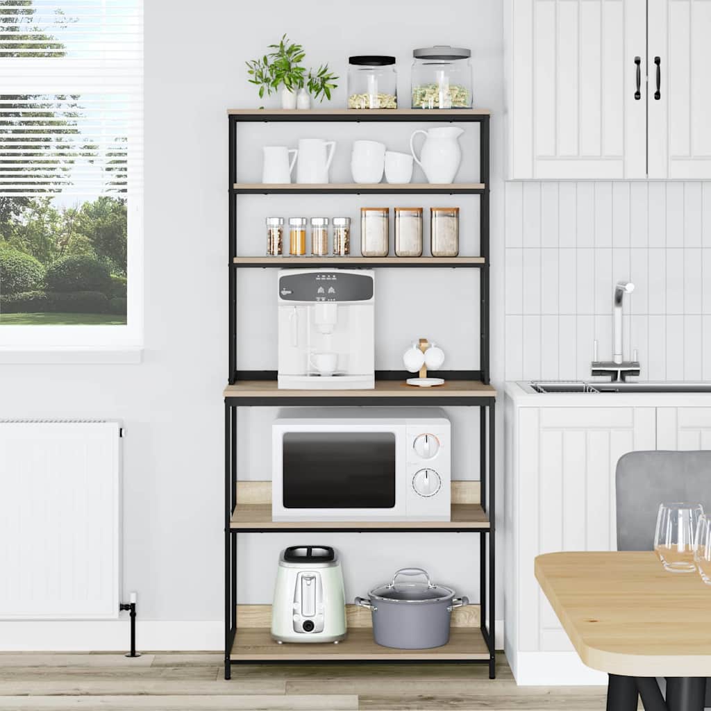 Kjøkkenskap Sonoma eik 80 x 40 x 168 cm Konstruert tre