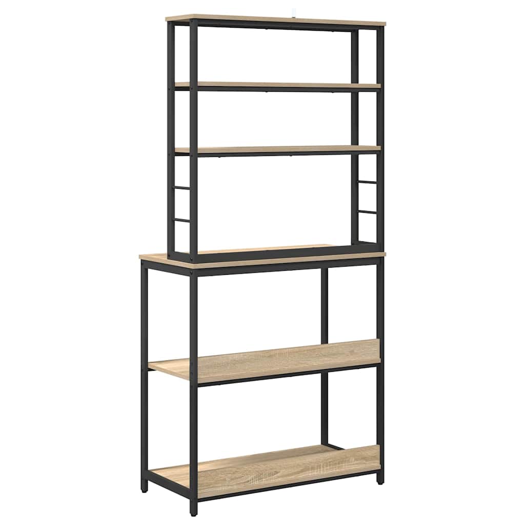 Kjøkkenskap Sonoma eik 80 x 40 x 168 cm Konstruert tre