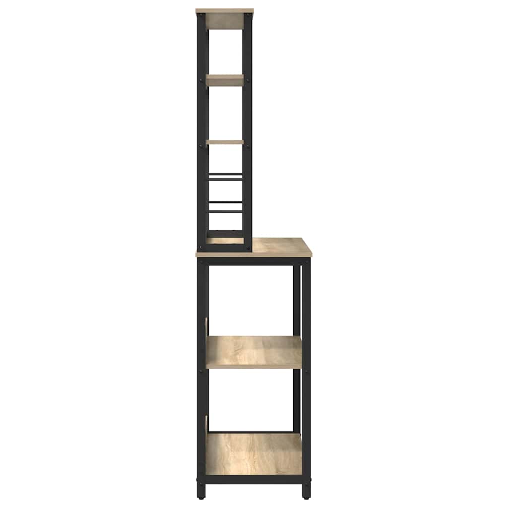 Kjøkkenskap Sonoma eik 80 x 40 x 168 cm Konstruert tre