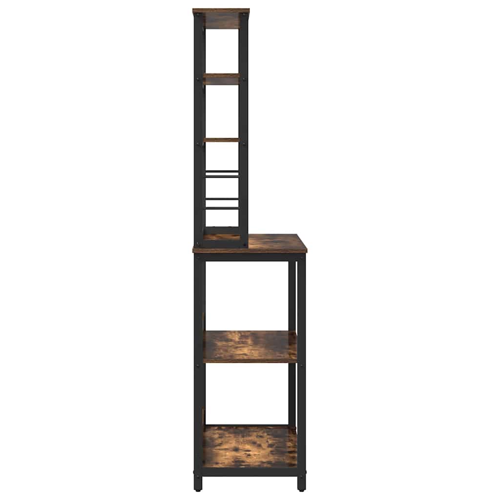 Kjøkkenskap Røkt eik 80 x 40 x 168 cm Konstruert tre