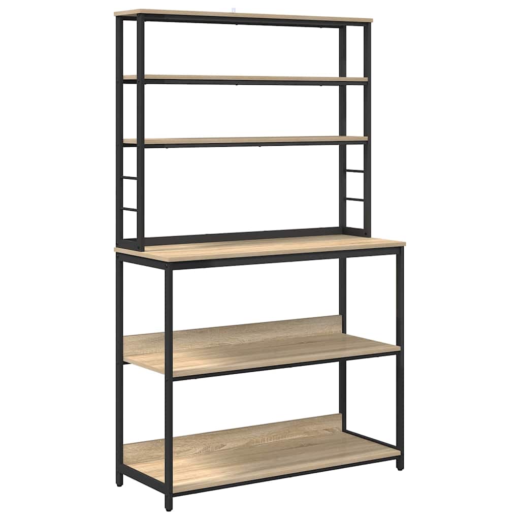 Kjøkkenskap Sonoma eik 100 x 40 x 168 cm Konstruert tre
