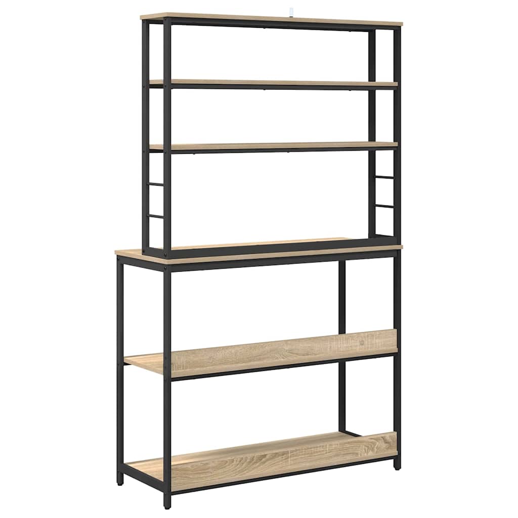 Kjøkkenskap Sonoma eik 100 x 40 x 168 cm Konstruert tre