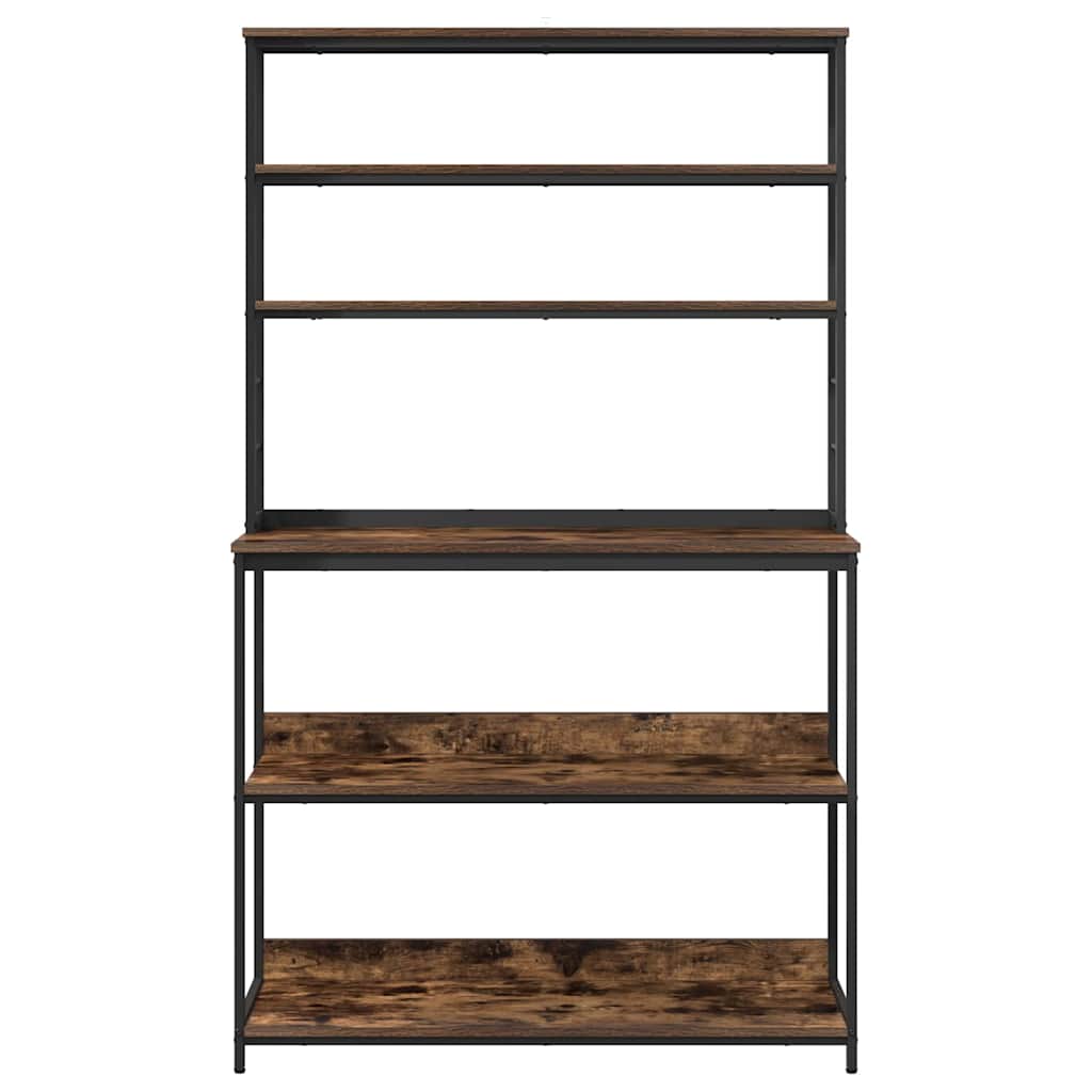 Kjøkkenskap Røkt eik 100 x 40 x 168 cm Konstruert tre