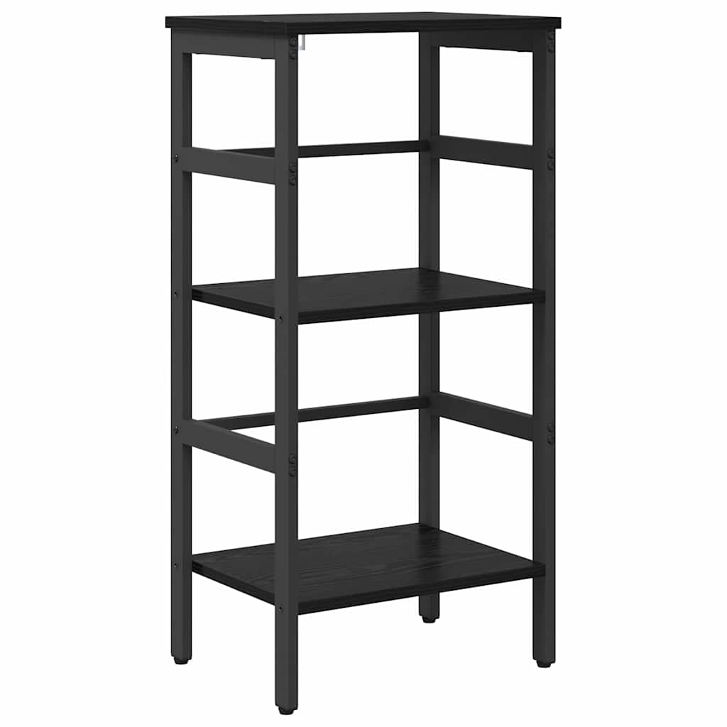 Bokhylle Svart Eik 40 x 29,5 x 81 cm Konstruert tre