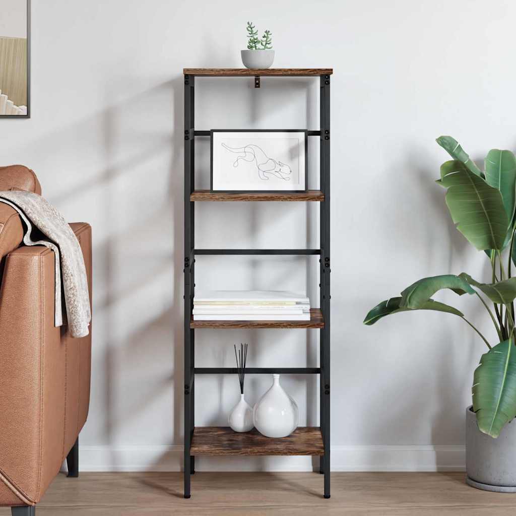 Bokhylle Røkt eik 40 x 29,5 x 115 cm Konstruert tre
