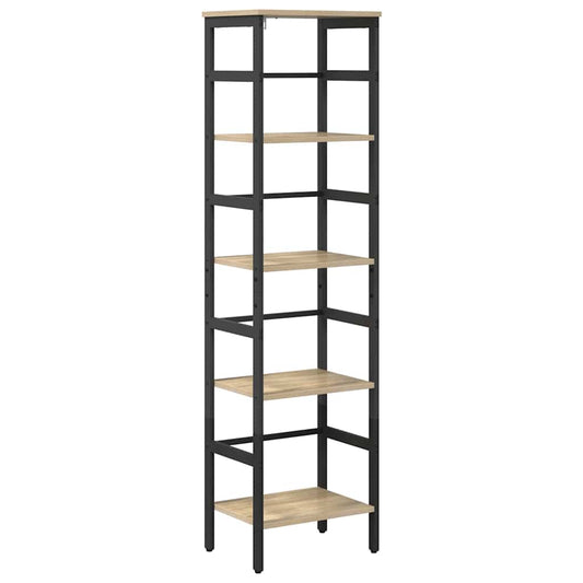 Bokhylle Sonoma eik 40 x 29,5 x 149 cm Konstruert tre