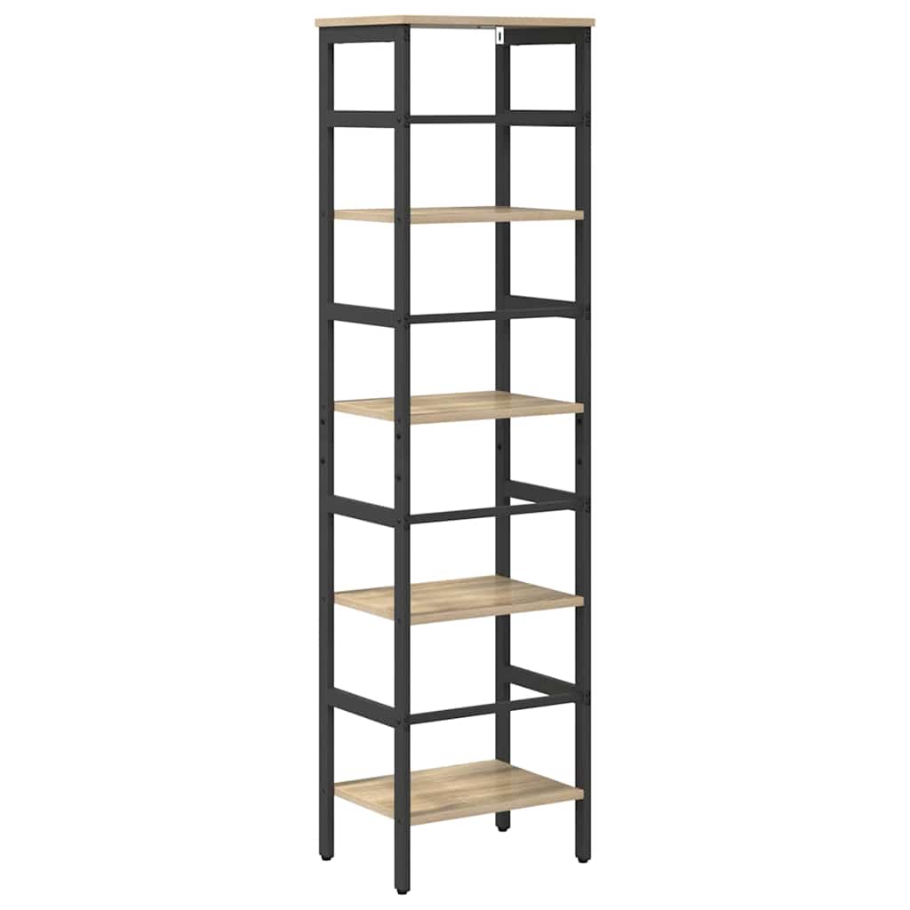 Bokhylle Sonoma eik 40 x 29,5 x 149 cm Konstruert tre