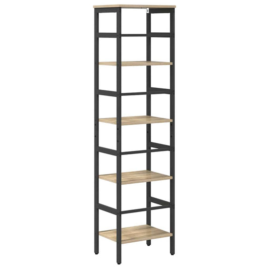Bokhylle Sonoma eik 40 x 29,5 x 149 cm Konstruert tre