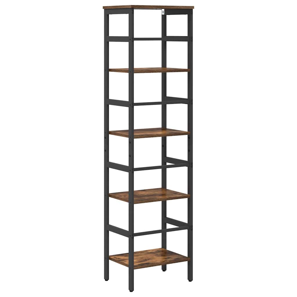 Bokhylle Røkt eik 40 x 29,5 x 149 cm Konstruert tre