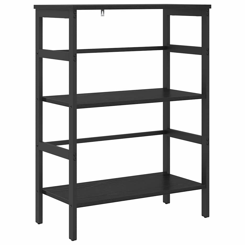 Bokhylle Svart Eik 60 x 29,5 x 81 cm Konstruert tre